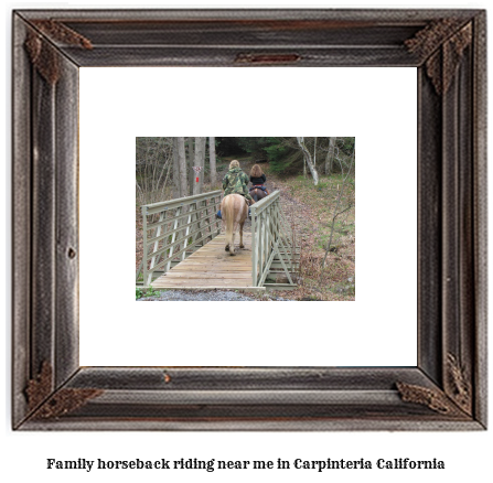 family horseback riding near me in Carpinteria, California